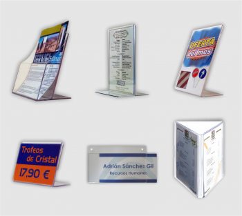 Expositores de plástico