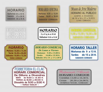 Horarios Comerciales